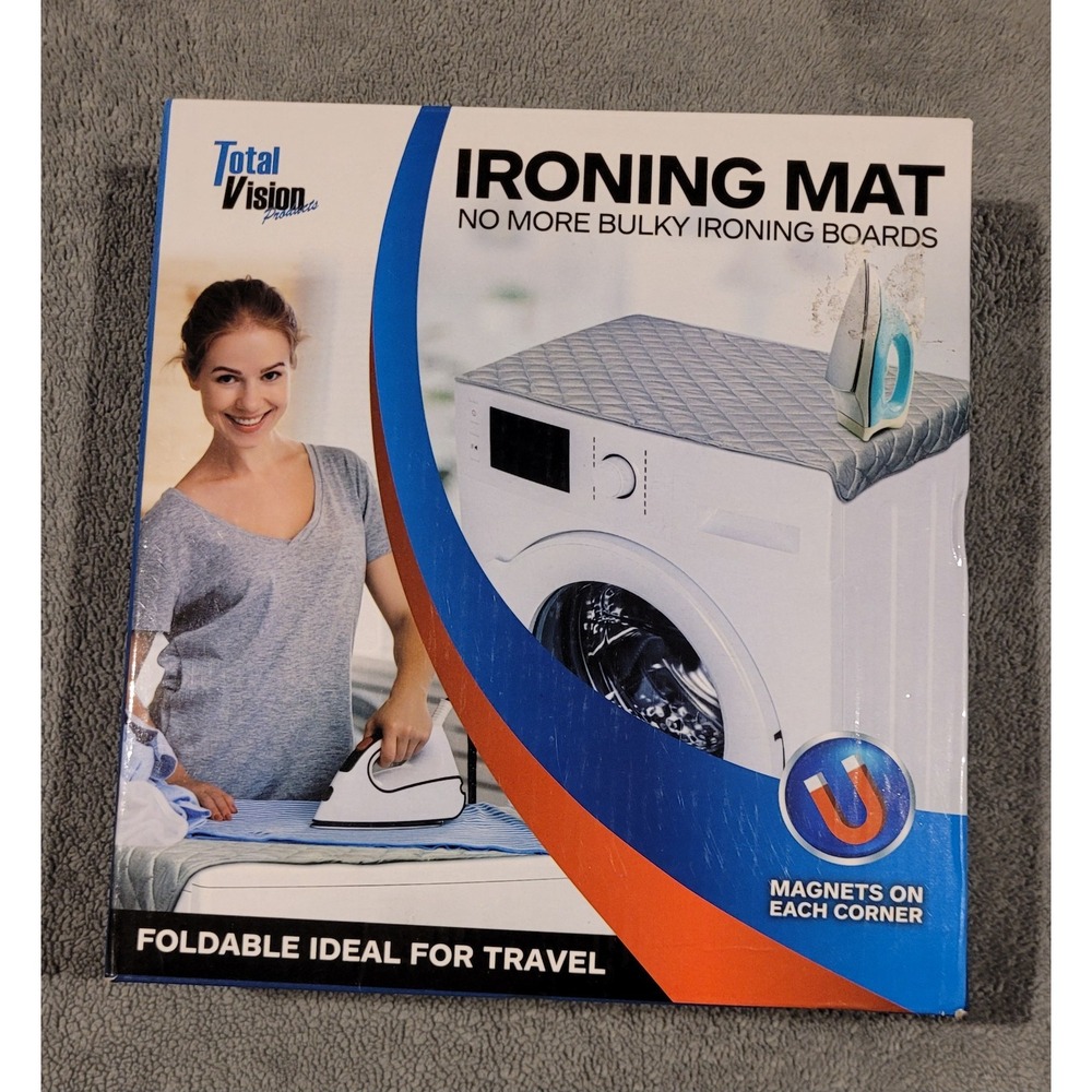 Total Vision Products Portable Magnetic Ironing Mat (18.5 x 27.5) New Open Box
